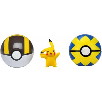 Jazwares Pokemon - Clip N Go Poke Ball Belt Set - Wave 5 Pikachu JW095283 889933980050