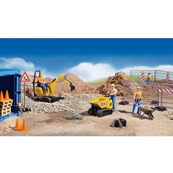 bruder Σετ Κατασκευής Δρόμου Μπάρες-Σήματα 62007 4001702620073