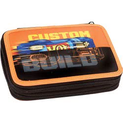 GIM Hot Wheels Custom Κασετίνα Διπλή 349-26100 5204549136946