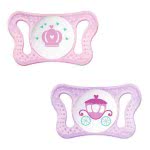 Chicco Physio Silicone Pacifiers Micro Girl 0-2M C11-75121-11 8058664069507