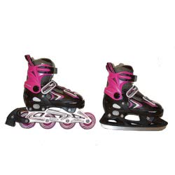 ΑΘΛΟΠΑΙΔΙΑ Roller - Παγοπέδιλα 2 Εφαρμογής 40-43 Αυξομειούμενα Φουξ 002.1085Κ-40-43 9985775017952