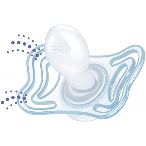 Chicco Πιπίλα Physio Light Σιλικόνη Για Τη Νύχτα 2-6 Μηνών 2 Τεμάχια C10-71031-41 8058664097081