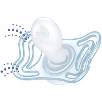 Chicco Πιπίλα Physio Light Σιλικόνη Για Τη Νύχτα 2-6 Μηνών 2 Τεμάχια C10-71031-41 8058664097081