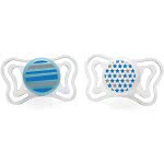 Chicco Πιπίλα Physio Light Σιλικόνης 6-16 Μηνών 2 Τεμάχια C20-71033-21 8058664097104