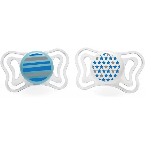 Chicco Πιπίλα Physio Light Σιλικόνης 6-16 Μηνών 2 Τεμάχια C20-71033-21 8058664097104