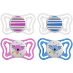 Chicco Physio Light Pacifier For Night 6-16 Months 2 Pieces C20-71033-41 8058664097258