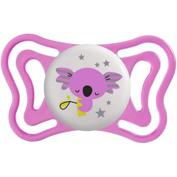 Chicco Physio Light Pacifier For Night 6-16 Months 2 Pieces C20-71033-41 8058664097258
