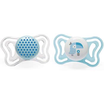 Chicco Physio Light Silicone Pacifier 2-6 Months 2 Pieces C10-71031-21 8058664097074