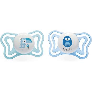 Chicco Physio Light Silicone Pacifier 2-6 Months 2 Pieces C10-71031-21 8058664097074
