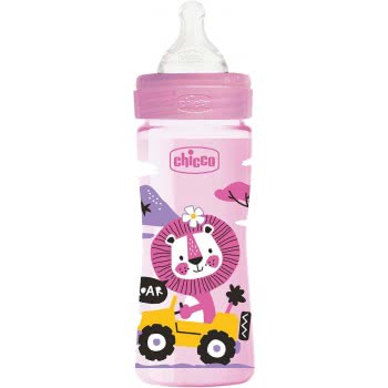 Chicco Well-Being Anticultic Baby Middle Flow, Bedonon 2 Months + With Physio Teat In Soft Silicone And Soft Sense Finish, Baby 