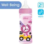 Chicco Well-Being Anticultic Baby Middle Flow, Bedonon 2 Months + With Physio Teat In Soft Silicone And Soft Sense Finish, Baby 