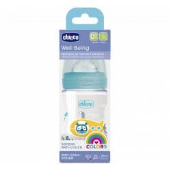 Chicco Baby Wellness  Plastic Flow With Silicone Teat, 150 Ml, 90 G A60-28611-20 8058664129454
