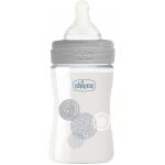 Chicco Well Being Γυάλινο Μπιμπερό Με Θηλή Σιλικόνης 0M+ 150Ml A50-28711-30 8058664129928