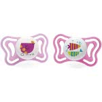 Chicco Πιπίλα Physio Light  Σιλικόνης Ρόζ 16-36 Μηνών 2 Τεμάχια C20-71035-11 8058664097265