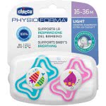 Chicco Πιπίλα Physio Light  Σιλικόνης Ρόζ 16-36 Μηνών 2 Τεμάχια C20-71035-11 8058664097265