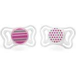 Chicco Physio Light Silicone Pacifier Pink 6-16 Months 2 Pieces C20-71033-11 8058664097098