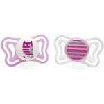 Chicco Πιπίλα Physio Light  Σιλικόνης Ρόζ 6-16 Μηνών 2 Τεμάχια C20-71033-11 8058664097098