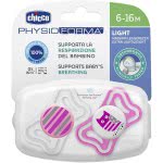 Chicco Πιπίλα Physio Light  Σιλικόνης Ρόζ 6-16 Μηνών 2 Τεμάχια C20-71033-11 8058664097098
