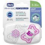 Chicco Πιπίλα Physio Light  Σιλικόνης Ρόζ 6-16 Μηνών 2 Τεμάχια C20-71033-11 8058664097098