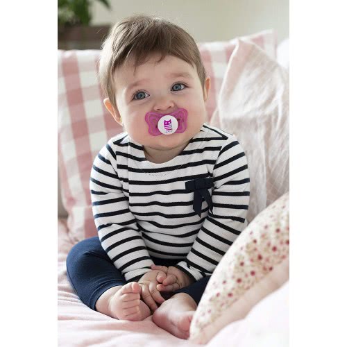 Chicco Πιπίλα Physio Light  Σιλικόνης Ρόζ 6-16 Μηνών 2 Τεμάχια C20-71033-11 8058664097098