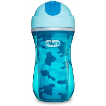 Chicco Sport Cup Κύπελλο 265Ml Με Καλαμάκι Μπλε Παραλλαγή 14M+ F04-06991-20-01 8058664070121