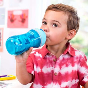 Chicco Sport Cup Κύπελλο 265Ml Με Καλαμάκι Μπλε Παραλλαγή 14M+ F04-06991-20-01 8058664070121