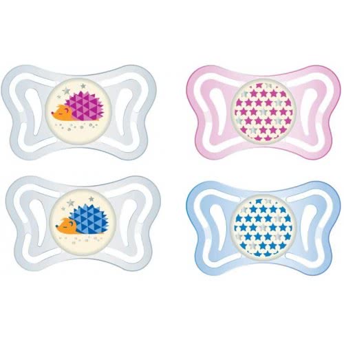 Chicco Physio Light Pacifier For Night 16-36 Months 2 Pieces C20-71035-41 8058664097289
