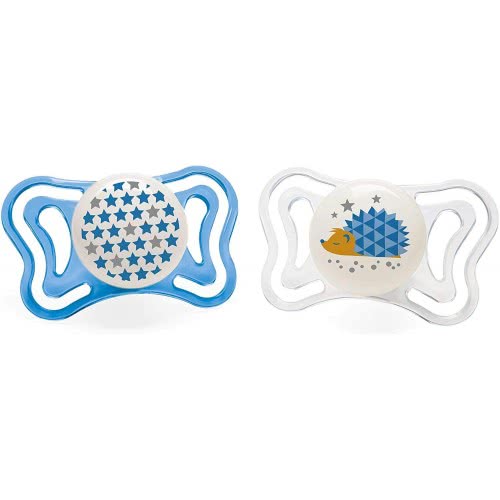 Chicco Physio Light Pacifier For Night 16-36 Months 2 Pieces C20-71035-41 8058664097289