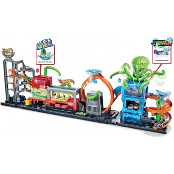 Mattel Hot Wheels Color Reveal - Πλυντήριο Με Χταπόδι GTT96 887961920918