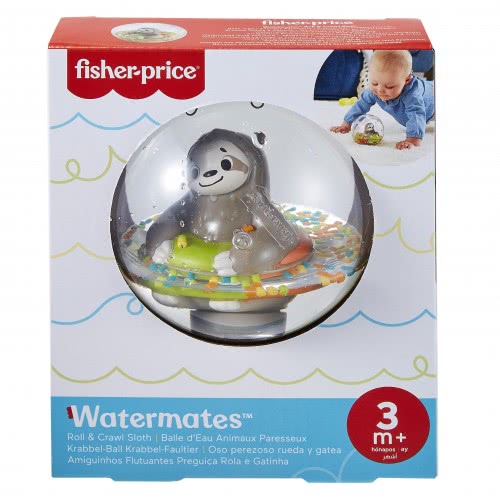 Mattel Μπαλίτσα Με Ζωάκι Βραδύποδας,  Για Μπουσούλημα GRT61 / GRT65 887961911343