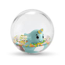 Mattel Μπαλίτσα Με Ζωάκι Φάλαινα Μονόκερος,  Για Μπουσούλημα GRT61 / GRT67 887961911367