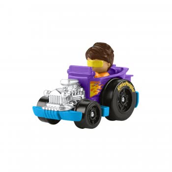 Mattel Συρόμενα Οχήματα  Little People Little Purple Wheelies - Αυτοκινητάκια GMJ18 / GMJ23 887961855517
