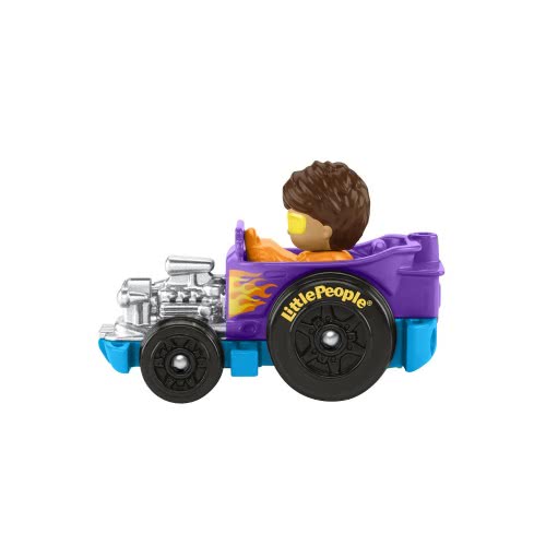 Mattel Συρόμενα Οχήματα  Little People Little Purple Wheelies - Αυτοκινητάκια GMJ18 / GMJ23 887961855517