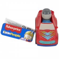 Mattel Συρόμενα Οχήματα  Little People Little Purple Wheelies - Αυτοκινητάκια GMJ18 / GMJ20 887961855487