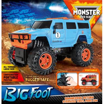 Toys-shop Choice Friction Τζιπ Monster Truck BIG FOOT 1:10 Hummer JA095637 6990521956372