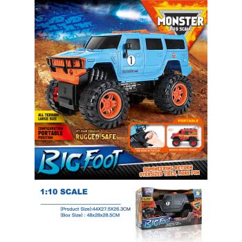 Toys-shop Choice Friction Τζιπ Monster Truck BIG FOOT 1:10 Hummer JA095637 6990521956372