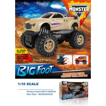 Toys-shop Choice Friction Τζιπ Monster Truck BIG FOOT Καρχαρίας JA095644 6990521956440