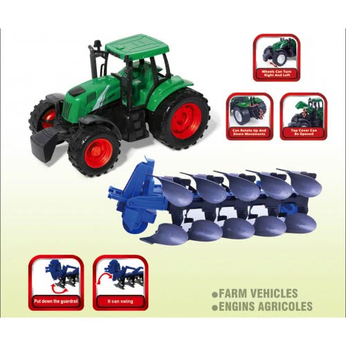 Toys-shop Choice Friction Tractor With Trailor 46Cm JA095857 6990521958574