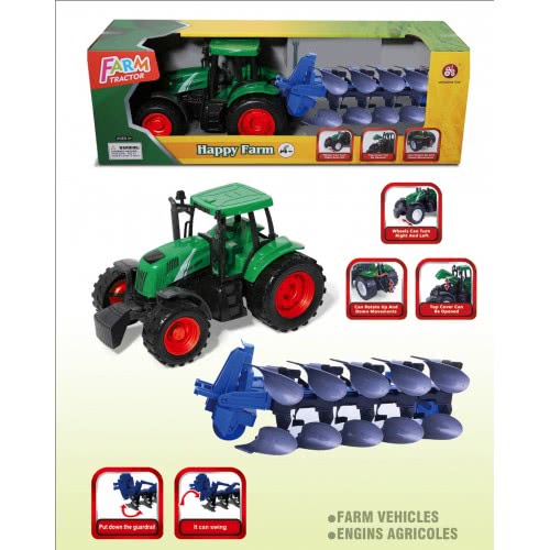Toys-shop Choice Friction Tractor With Trailor 46Cm JA095857 6990521958574