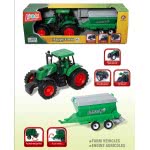 Toys-shop Choice Friction Farm Tractor With Harvester Trailor 46Cm JA095859 6990521958598