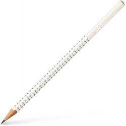 Faber-Castell Sparkle Pearl Μολύβι B - Λευκό 118236 4005401182368