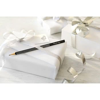 Faber-Castell Sparkle Pearl Μολύβι B - Λευκό 118236 4005401182368