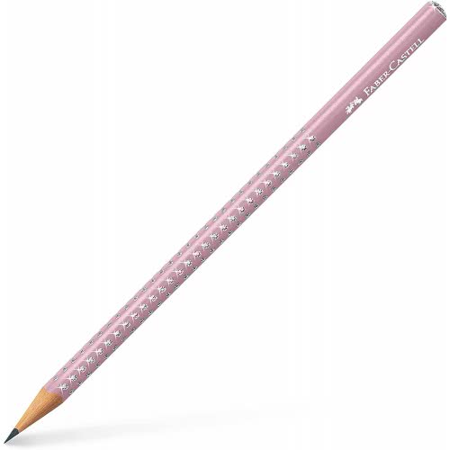 Faber-Castell Sparkle Pearl Μολύβι B - Ροζ Παστέλ 517054 / 118234 4005401182344