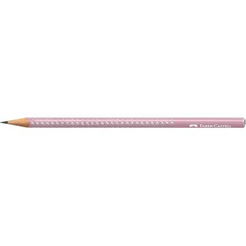 Faber-Castell Sparkle Pearl Μολύβι B - Ροζ Παστέλ 517054 / 118234 4005401182344