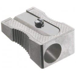 Faber-Castell Metal Pencil Sharpener 50 For Coloured And Coloured Pencils 183100 4005401831006