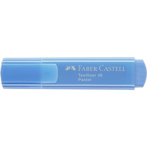 Faber-Castell Textliner 1546 Highlighter Pastel 3 Line Widths: 5 Mm, 2 Mm And 1 Mm Pastel Colour: Ultramarine Blue 154668 400540