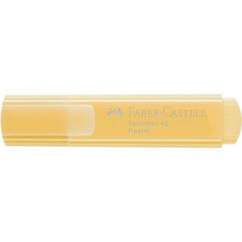 Faber-Castell Textliner 1546 Pastel Highlighter 3 Line Thickness: 5 Mm, 2 Mm And 1 Mm. Pastel Color: Vanilla 154667 400540154667