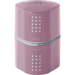 Faber-Castell Triple Sharpener Grip, Rose Shadows, 1 Piece 183804 4005401838043
