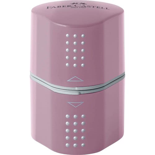 Faber-Castell Grip Roze Shadow Τριπλή Ξύστρα Βαρελάκι 183804 4005401838043