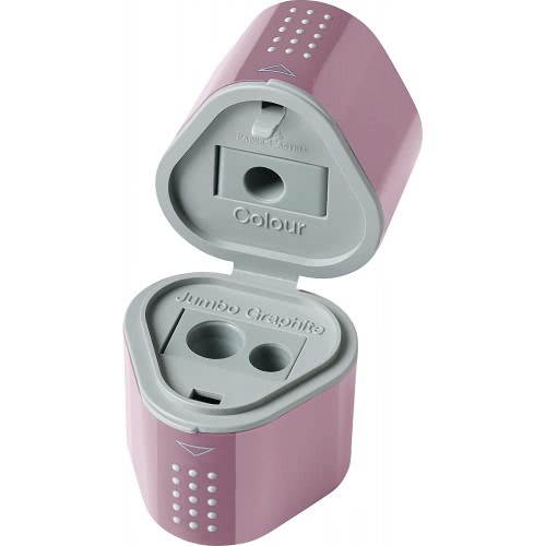 Faber-Castell Triple Sharpener Grip, Rose Shadows, 1 Piece 183804 4005401838043